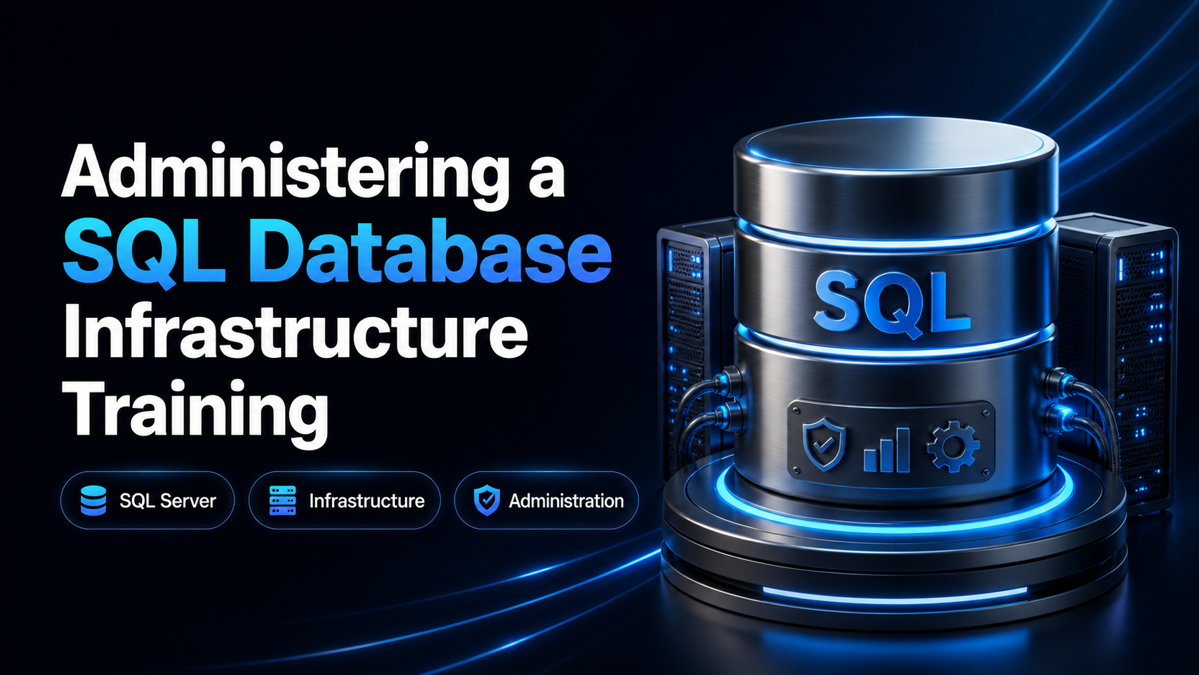 إدارة البنية التحتية لقواعد بيانات SQL 