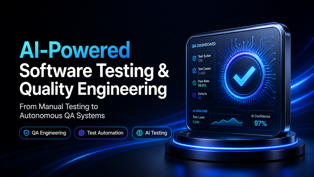 اختبار البرمجيات وهندسة الجودة المدعومة بالذكاء الاصطناعي: من الاختبار اليدوي إلى أنظمة ضمان الجودة المستقلة