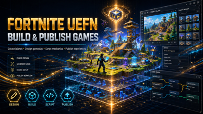 Fortnite UEFN — ابنِ وانشر ألعابك